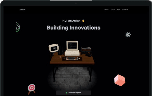 Three.js portfolio